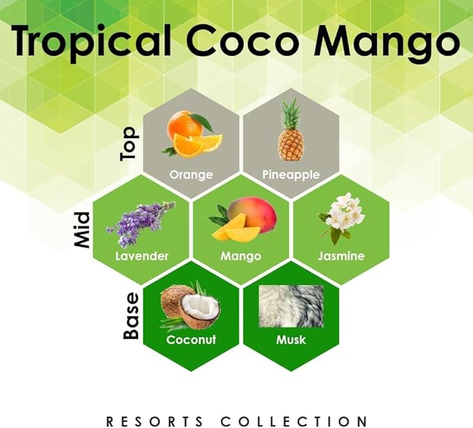 Aroma Retail Fragrance Oil Refill for Scent Machine Aroma Diffuser (4 fl oz, Tropical Coco Mango)