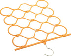 COHEALI Foldable Scarf Hanger Organizer with Space-Saving Design for Closet and Wardrobe Lightweight Holder for Scarves Ties Belts and Accessories Storage