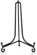 Artliving Plate Stands for Display, 12Inch Black Iron Easel Plate Display Photo Holder Stand, Displays Picture Frames, Decorative Plates, Tablets and Art (2 pack)