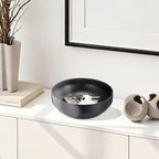 Key Holder Bowl for Entryway Table Round Catchall Bowl for Coin Fruit Holder Decorative Serving Bowl for Coffee Table Kitchen Counter, 7.4 Inches