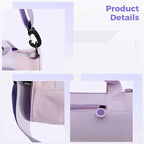 Gym Bag Kit For Women, 5 Pcs Stylish Sport Set, Portable Travel Workout Accessories With Yoga Band, Spiky Ball, Hand Grip & Roller Massage Stick