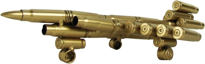 TG,LLC Treasure Gurus Gun Bullet Shell Casings Shaped Rare Model Air Force Jet Airplane Military Gift