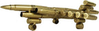 TG,LLC Treasure Gurus Gun Bullet Shell Casings Shaped Rare Model Air Force Jet Airplane Military Gift