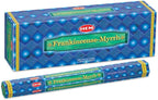 Hem Frankincense Myrrh Incense Sticks - 120 Count | Natural Air Purifying Aromatherapy | Calming and Cleansing Fragrance | Perfect for Meditation and Relaxation | Long-Lasting Burn.