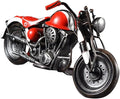 Vintage Motorcycle Model Decorative Collectible - Handmade Retro Iron Motorcycle Figurine Decor Art for Vintage Home Office Decor