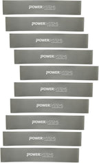 Power Systems Versa Loop Resistance Bands, 10-Pack – Color-Coded Exercise Bands for Workout, Strength Training, Physical Therapy
