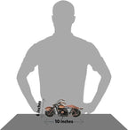 Trebisky Metal Motorcycle Sculpture (Copper Softail) – Vintage Scrap Art Desk Decor for Office & Home, Unique for Dad, Men, Father, or Biker Enthusiasts