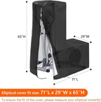 COSHNIBI Elliptical Cover, Waterproof & Dustproof Elliptical Exercise Machine Cover for Indoor and Outdoor
