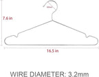 TIMMY Wire Hangers 30 Pack Stainless Steel Strong Metal Wire Hangers Clothes 16.5 Inch