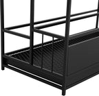 Commercial Metal Umbrella Rack Stand Sturdy Freestanding Umbrella Holder Large Capacity Organizer Suitable For Mall Hotel Office Lobby Corridor Household Entryway Storage Holds 24-46 Umbrella Black