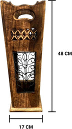 Classic Art Deco style wooden umbrella stand