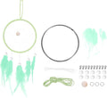 PATIKIL DIY Dream Catcher Kit, Making Dream Catcher Supplies Wall Hanging Handmade Dream Catcher Kits for Beginner Style 3, Mint Green