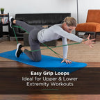 THERABAND CLX Resistance Band with Loops, 5-Foot Non-Latex Exercise Band for Mobility, Rehab, Stretching & Home Workouts, Color-Coded Resistance Levels