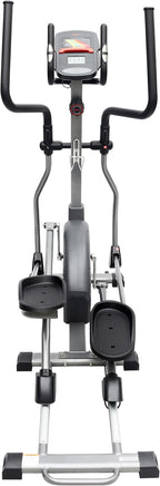 Sunny Health & Fitness Elliptical Exercise Machine, Silent Training, Long Stride Full Body Workout, Adjustable Resistance, Pulse Sensor, SunnyFit App via Bluetooth, Electric or Manual