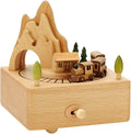 ROSIKING Classical Music Box Revolve Musical Boxes Christmas Birthday Valentine's Day Gifts for Lover, Boyfriend, Girlfriend, Husband, Wife Plays Here Comes The Sun