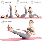 Pedal Resistance Bands with Handles, Durable 6-Tubes Multifunction Pedal Resistance Band, Natural Rubber Foot Pedal Resistance Bands, Fitness Resistance Bands for Abdomen, Waist, Arm, Leg