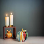 Colorful Apple Autumn Decorations, Resin Apple Sculptures, Medieval Modern Coffee Table, Living Room, Kitchen, Funky Home Decor, Womens Gift