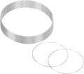 M METERXITY 12-Pack Dream Catcher Rings,7.9 Inch Metal Round Shape Macrame Wreath Floral Ring Hoop for Home/Valentine/DIY Craft/Wedding/Wall Hanging Decorations [White Silver]