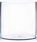 WGV Cylinder Vase, Width 12", Height 12", Clear Wide Large Diameter Flower Glassware, Floral Container, Planter Terrarium for Wedding Party Event, Home Accent Decor, 1 Piece