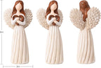 Remembrance Angel Figurine - Sympathy Gift for Loss of Loved One, Memorial Keepsake for Women - Memorial Hand-Painted Figurine to Hold Each One Safely in Your Heart - Life Was a Willow Branch Heart