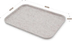 Welaxy Felt tray Lid for Storage Bins Drawer Organizer bin cap of box catchall entryway holder sleek minimalist lifestyle (Oatmeal Lid, S)