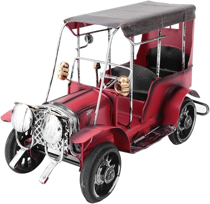 Vintage Car Decor, Vintage Car Model Retro Iron Collectible Vehicle Decoration for Home Living Room Office Desk Decor