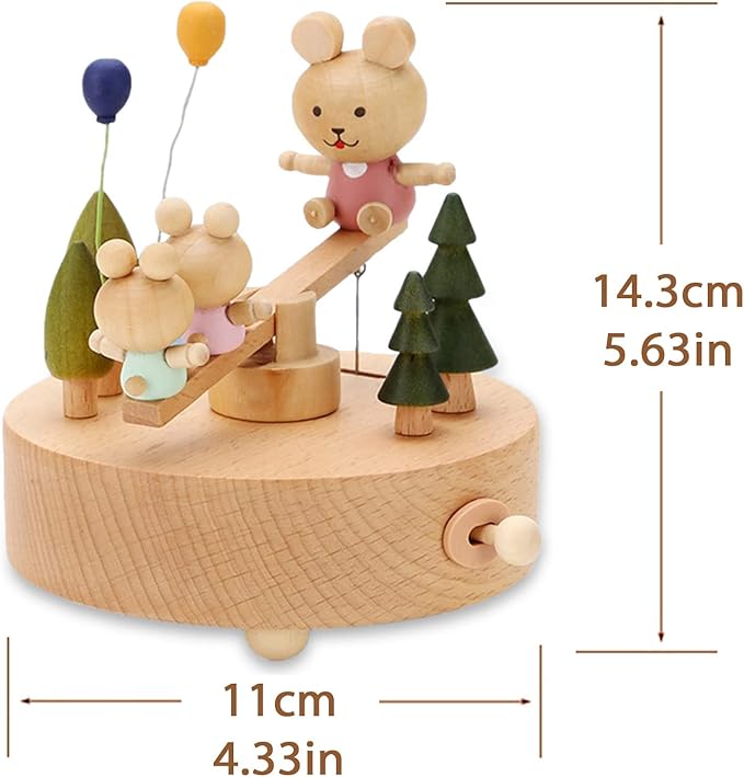 ROSIKING Classical Music Box Revolve Musical Boxes Christmas Birthday Valentine's Day Gifts for Lover, Boyfriend, Girlfriend, Husband, Wife Plays Castle in The Sky