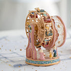 LOVE FOR YOU Gift Wrapped Music Box Bear Ferris Wheel Musical Decoration for Girls Kids Sister Son Daughter Mom Granddaughter Grandma Niece Children Women Christmas Birthday Presents Gifts