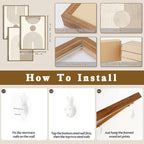 BINCUE Neutral Abstract Wall Art Boho Geometric Wall Decor Mid Century Modern Artwork Boho Abstract Art Prints Beige Abstract Paintings Elegant Modern Wall Pictures for Living Room Bedroom Office 12" Lx16 W Set of 3 Gift