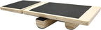 Wooden Ankle Balance Board – Ankle & Foot Strength Trainer for Stability and Single-Leg Balance, Physical Therapy, Plantar Fasciitis Relief, Posture Correction, Home Gym Equipment