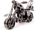 Creative Metal Motorcycle Model Artwork desktop Accessories Organizer Office Home Décor Accents (Black 36)