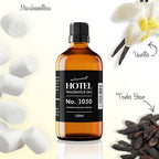 AirScent Warm Vanilla Hotel Diffuser Oil No. 1050 - Marshmallow Vanilla Tonka Bean - Premium Fragrance Oil for Ultrasonic and Waterless Diffusers and Crafting - 500 mL, 16.9 fl oz Glass Bottle