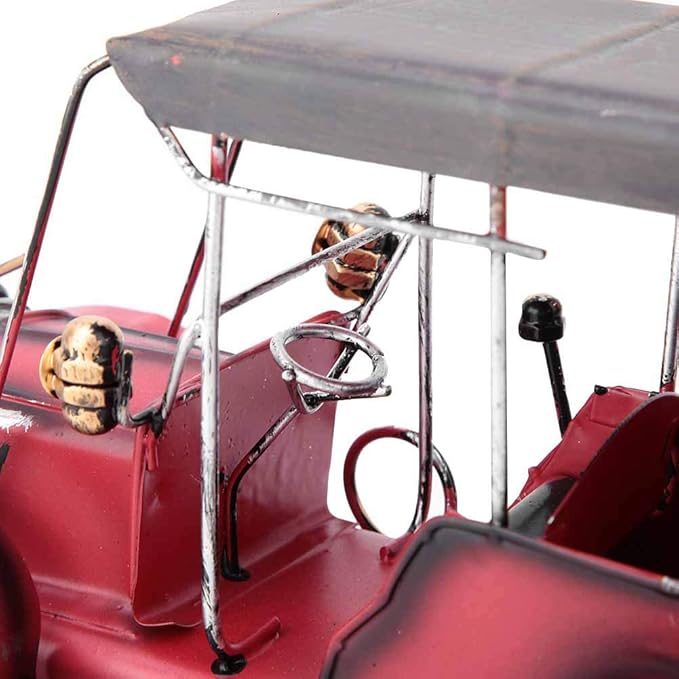 Vintage Car Decor, Vintage Car Model Retro Iron Collectible Vehicle Decoration for Home Living Room Office Desk Decor