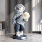 Astronaut Statue, Astronaut Sculpture, Home Decor Sculpture, Cool electroplated mask Decoration, Large Astronaut Ornament