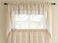 Kitchen Curtains for Windows ✅ 40+ Styles & Colors ✅ Swag, Valance, Tier Sets & Panels ✅ Cafe Curtains for Farmhouse, Rustic, Modern Décor, Salem French Vanilla, Swag