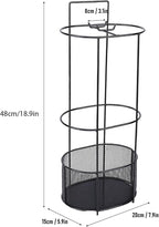 Sorandy Umbrella Stand, Iron Structure Holder, Hollow Mesh Design Stand with Water Drainage, Ideal for Home, Office, Hallway & School