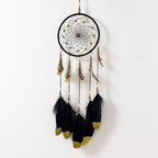 Dream Catchers Handmade Feather Native Home Wall Decoration Black