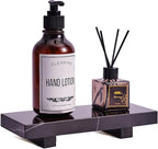 Natural Marble tray pedestal stand, Soap Dispenser Holder, Modern Marble Riser For Decor Display, Soap Pedestal For Bathroom, Kitchen, Home Decor (Marquina Black)