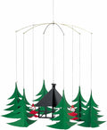 Pixies in The X Hanging Mobile - 11 Inches - High Quality - Handmade in Denmark by Flensted