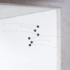 Futura Hanging Mobile - 30 Inches - High Quality Beech Wood - Handmade in Denmark by Flensted