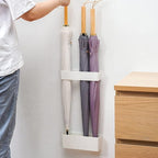 Umbrella Stand Holder Indoor, Wall Mounted No Punching Umbrella Storage Rack, Detachable Japanese Style Umbrella Stand Space Saving for Hotel Hallway Home Office