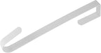 RN'D Over Door Wreath Hanger Hook - Thin Metal Overdoor Wreath Holder Seasonal Hanger Hooks for Front or Back Door (White, 15")