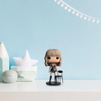 Cute Singer Star Doll Epoxy Resin Fashion Doll Singing Modeling, Charms Cartoon Style,The Best Gift for Music Fans and Friends (#1)