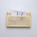 Wooden Magazine Rack Wall-Mounted DIY Home Decor Magazine Holder Mail Sorter for Office Entryway Kids’ room and Living Room.
