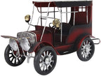 Old Vintage Car Model, Antique Car Miniature Arts Craft for Home Office Desk Shelf Decoration Gift Idea
