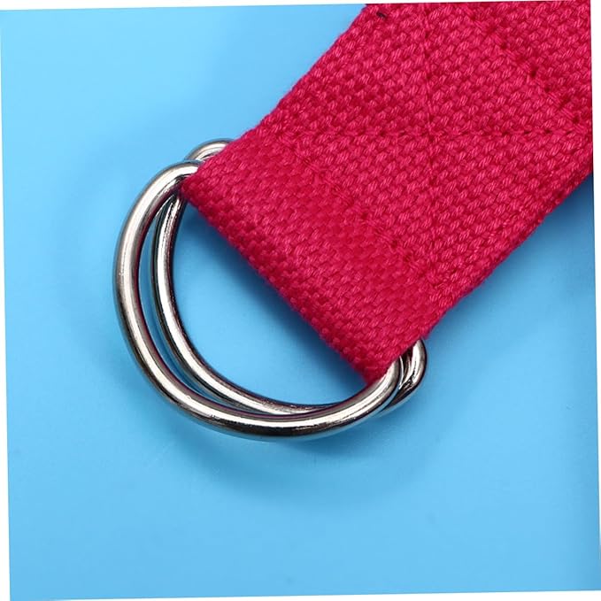 KICHOUSE Yoga Accessories Stretch Band Latex Pull Towel Resistance Ring Kit for Home Workouts Lightweight Pink Yoga Tool Kit for Fitness Enthusiasts