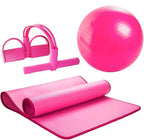 Thickened Explosion-Proof Yoga Ball Edging Yoga mat Set, Yoga Starter kit, Non-Slip Fitness mat, Eight-Piece Suit, Yoga Exercise Professional Set