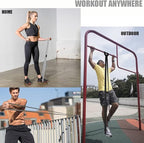 Long Resistance Bands for Working Out Women, Fabric Resistance Band, Stretch Bands for Exercise Bands Resistance Bands Set for Physical Therapy, Elastic Bands for Exercise, Ligas para Hacer Ejercicio