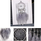 Car Charms for Rear View Mirror, Small Gray Dream Catchers for Cars Mirror Hanging Decorations