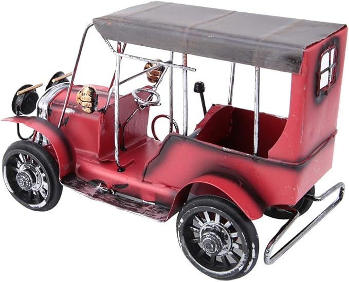 Vintage Car Decor, Vintage Car Model Retro Iron Collectible Vehicle Decoration for Home Living Room Office Desk Decor